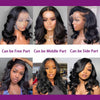 Best short wavy curly women's human hair medium size wigs