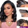 Best short wavy curly women's human hair medium size wigs