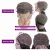 Best short wavy curly women's human hair medium size wigs